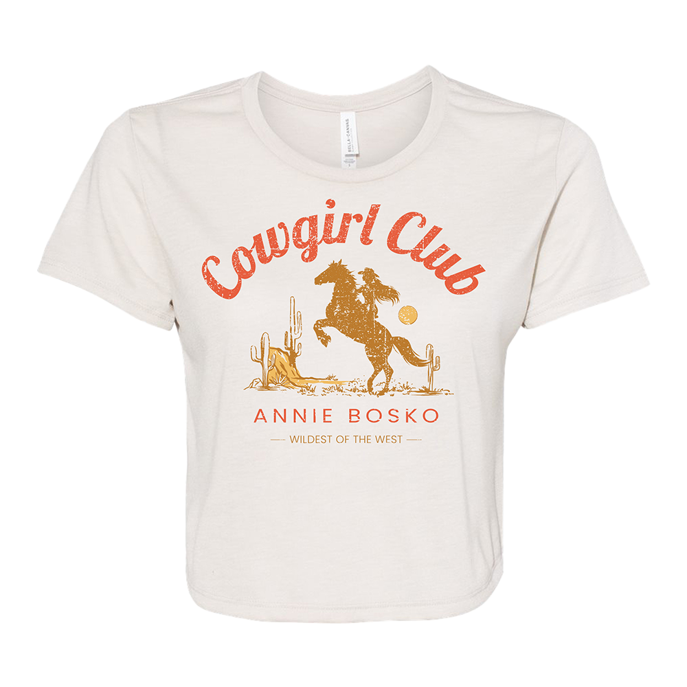 Cowgirl Club Cropped Tee